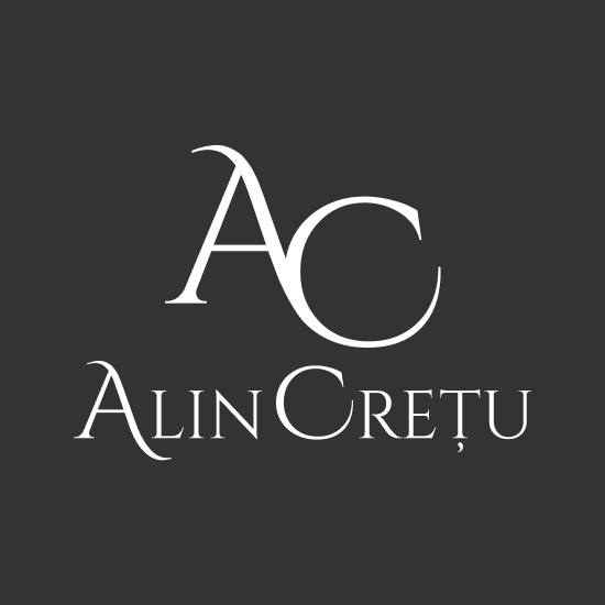 Alin Cretu personal branding mark, secondary treatment