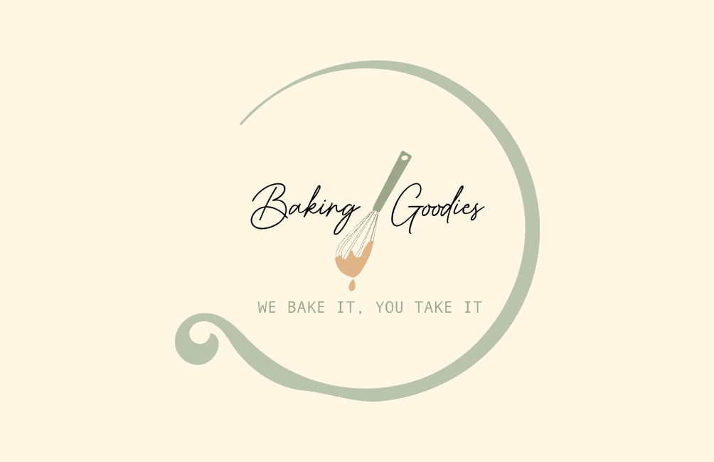 Baking Goodies business card, front