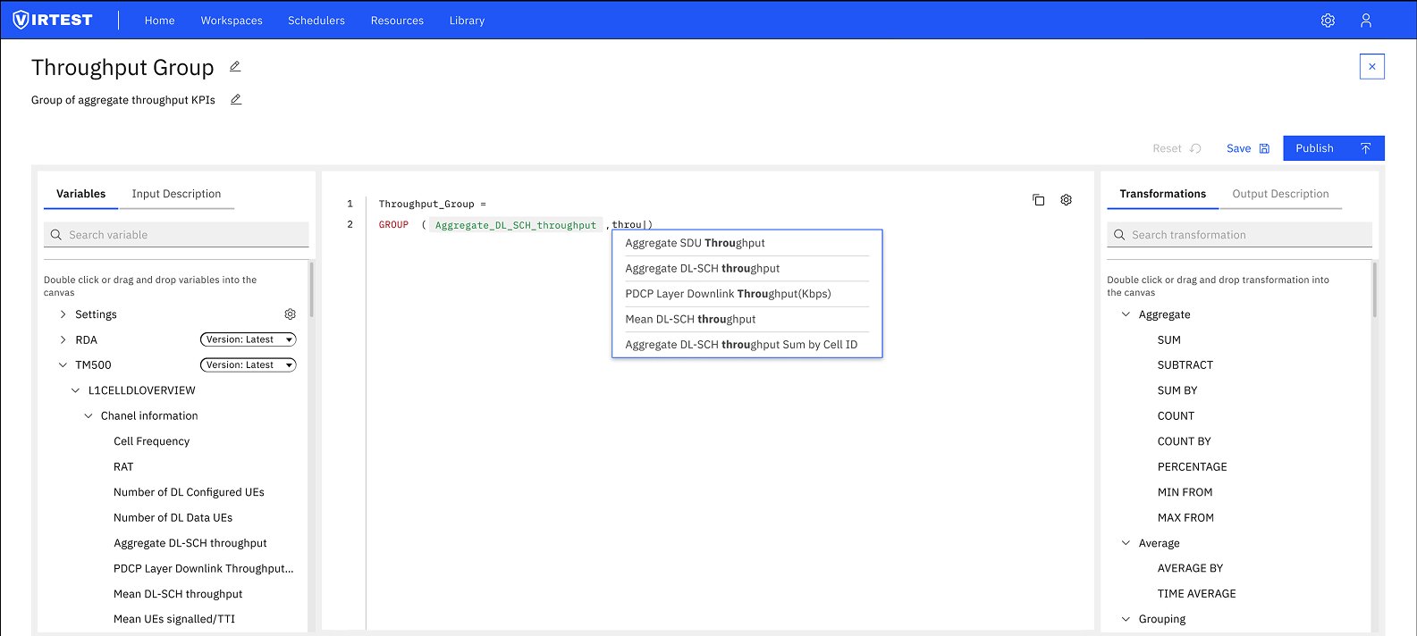 Autocomplete dropdown in formula editor showing matching variable suggestions