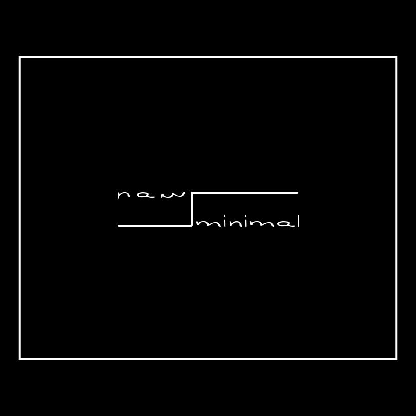Rawminimal logo, alternate composition