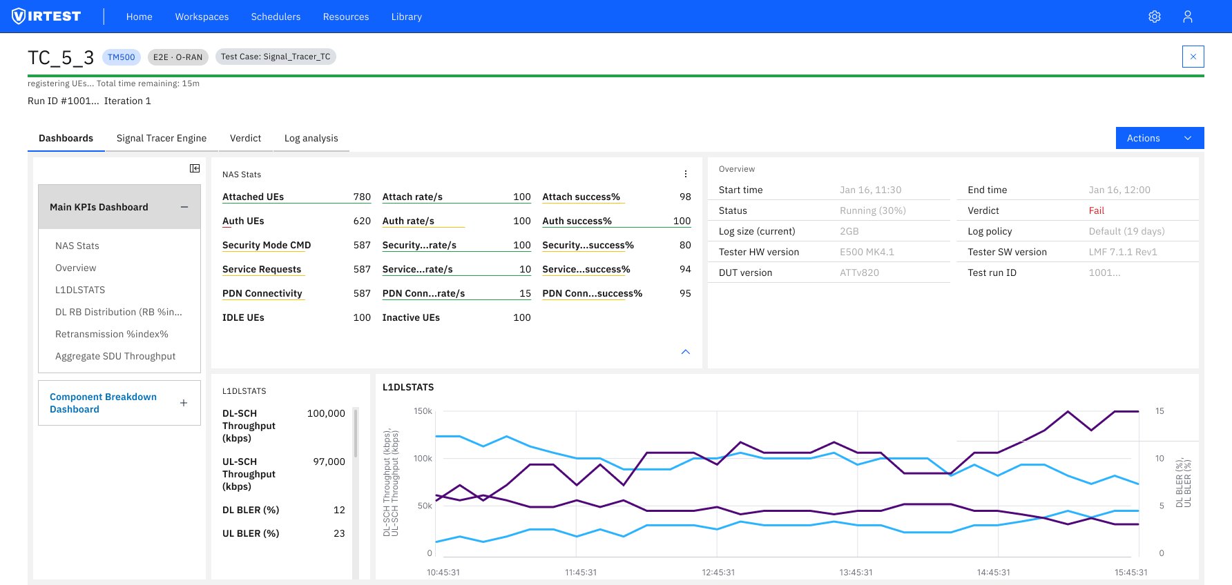 Signal Tracer Engine tab showing heatmap, Power Delay Profile and Channel Frequency Response